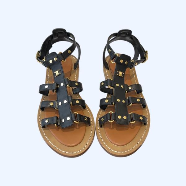 [ Celine ] 셀린느 티피 슬라이드 샌들