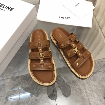 [ Celine ] 셀린느 티피 슬라이드 샌들