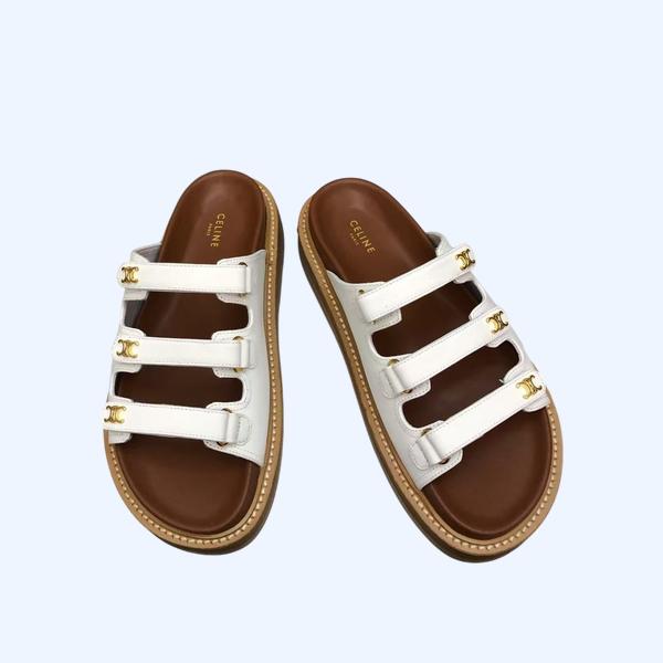 [ Celine ] 셀린느 티피 슬라이드 샌들