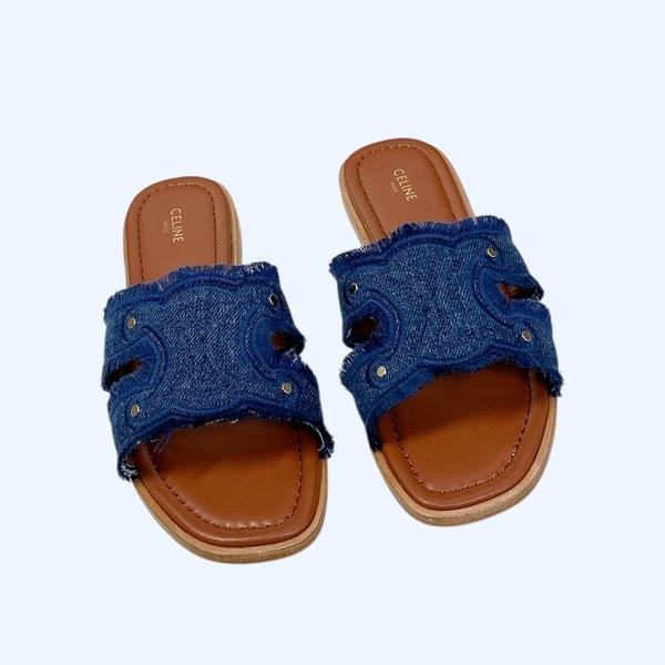 [ Celine ] 셀린느 마리나 프린지 뮬