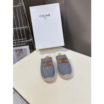 [ Celine ] 셀린느 양털 에스파듀 뮬