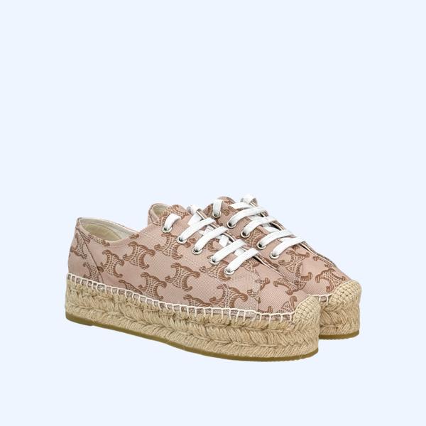 [ Celine ] 셀린느 레 에스파드리유 레이스업 캔버스