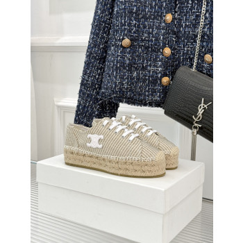 [ Celine ] 셀린느 레 에스파드리유 레이스업 캔버스