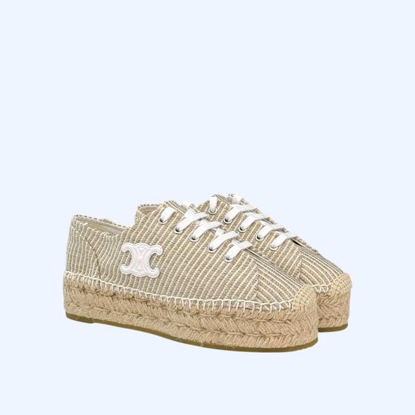 [ Celine ] 셀린느 레 에스파드리유 레이스업 캔버스