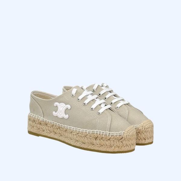 [ Celine ] 셀린느 레 에스파드리유 레이스업 캔버스