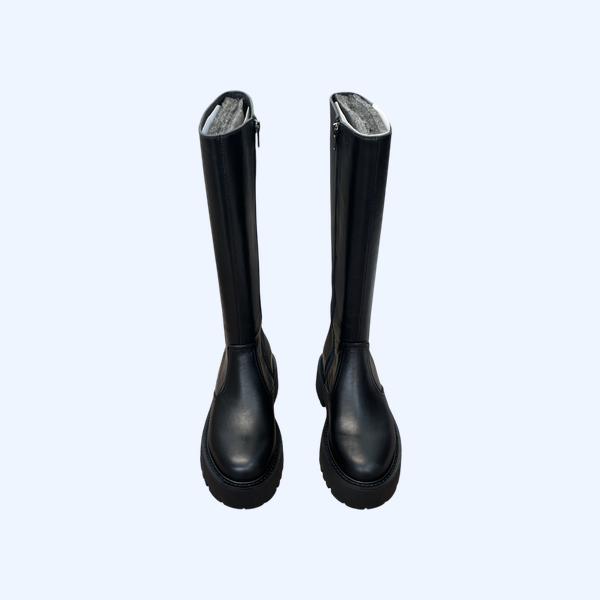 [ Celine ] 셀린느 통굽 라이더 부츠