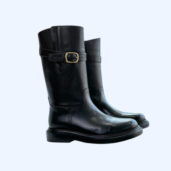 [ Celine ] 셀린느 버클 라이더 부츠