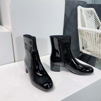 [ Celine ] 셀린느 에나멜 가죽 부츠