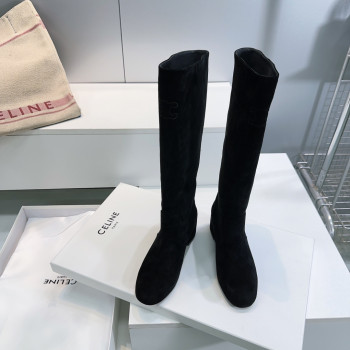 [ Celine ] 셀린느 스웨이드 롱 부츠