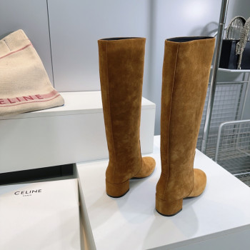 [ Celine ] 셀린느 스웨이드 롱 부츠