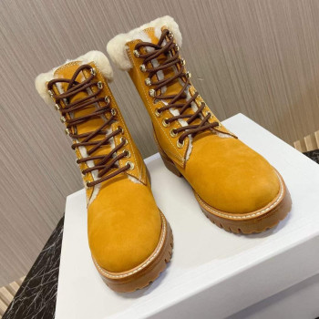 [Celine] 셀린느 커트 레이스업 미드 부츠