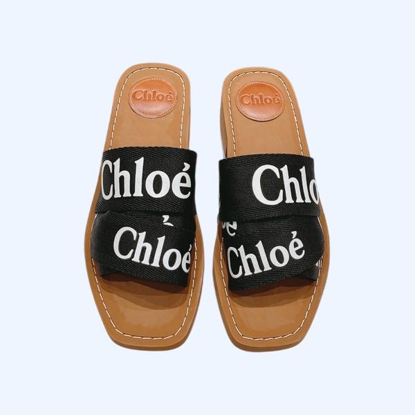 [ Chloe ] 끌로에 우디 힐 뮬