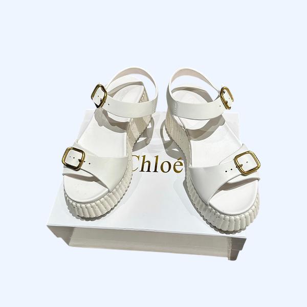 [ Chloe ] 끌로에 나마 웨지 샌들