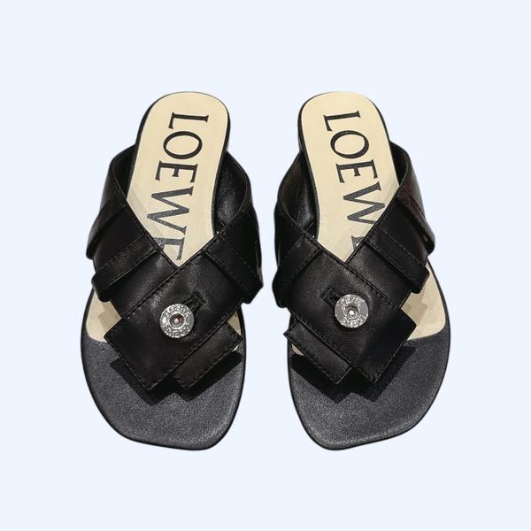 [ Loewe ] 로에베 토이 Panta 토 포스트 샌들