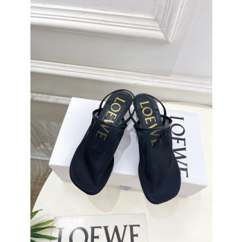 [ Loewe ] 로에베 메시 페탈 슬링백 힐 샌들