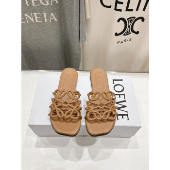 [ 로에베 ] 25ss 아나그램 레더 슬라이드