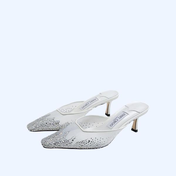 [ Jimmy Choo ] 지미추 비비 뮬 힐