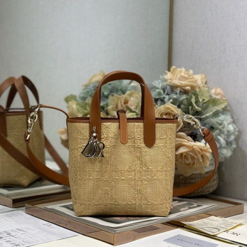 [ Dior ] 디올 Toujours 라피아 까나쥬 스몰