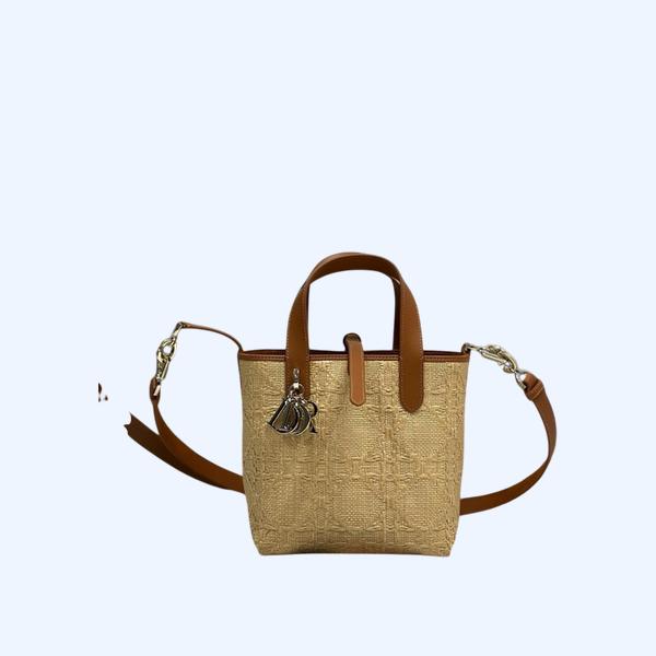 [ Dior ] 디올 Toujours 라피아 까나쥬 스몰