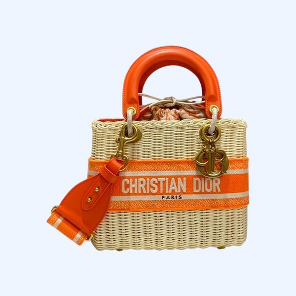 [ Dior ] 디올 Lady 라탄 백