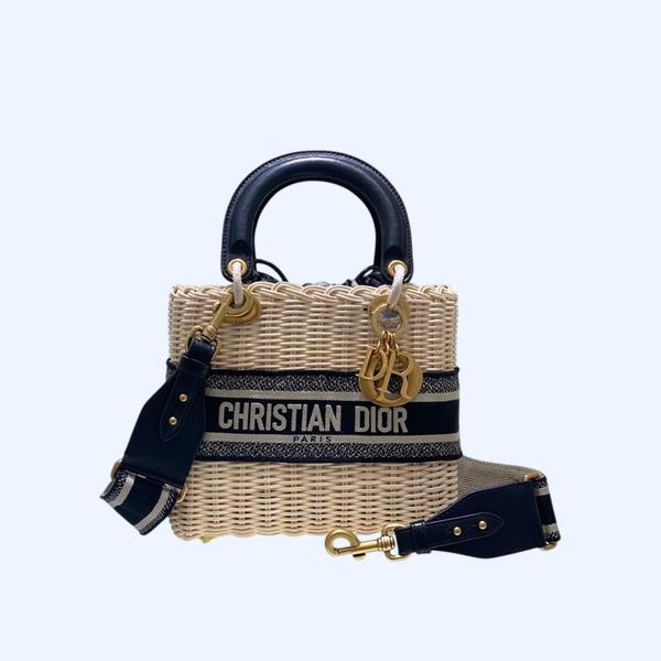 [ Dior ] 디올 Lady 라탄 백