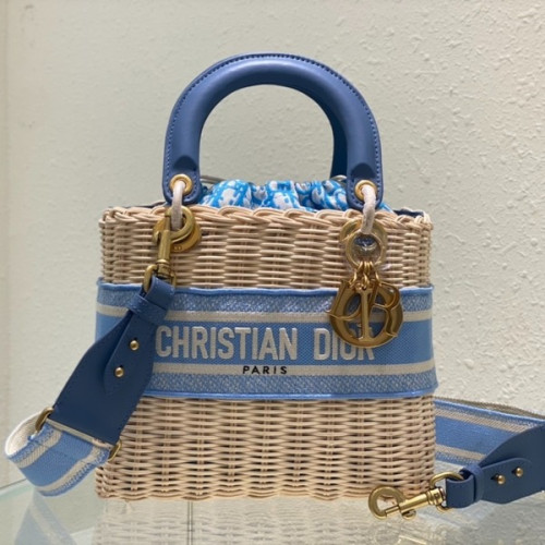 [ Dior ] 디올 Lady 라탄 백