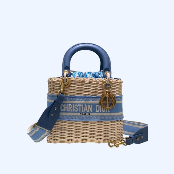 [ Dior ] 디올 Lady 라탄 백