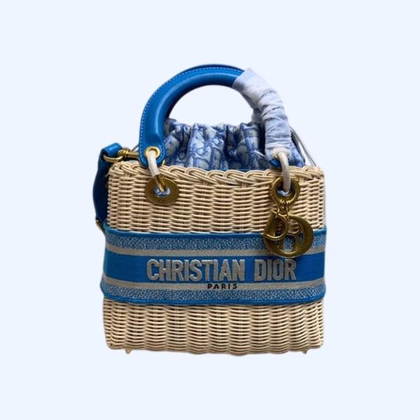 [ Dior ] 디올 Lady 라탄 백