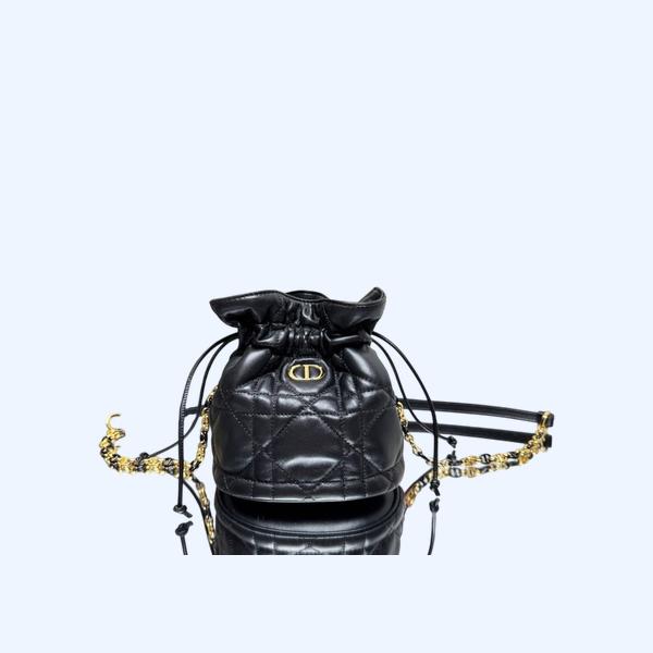 [ Dior ] 디올 Miss Caro 드로우스트링 미니 버킷백