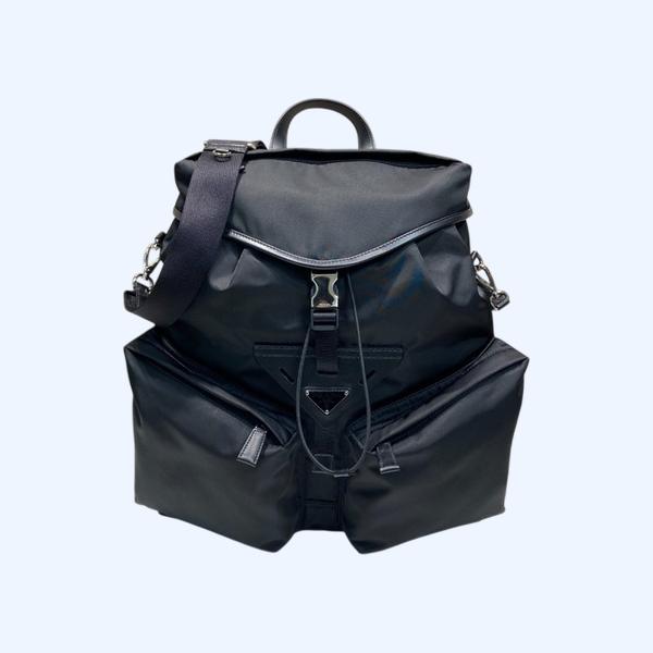 [ Prada ] 프라다 리나일론 레더 백팩