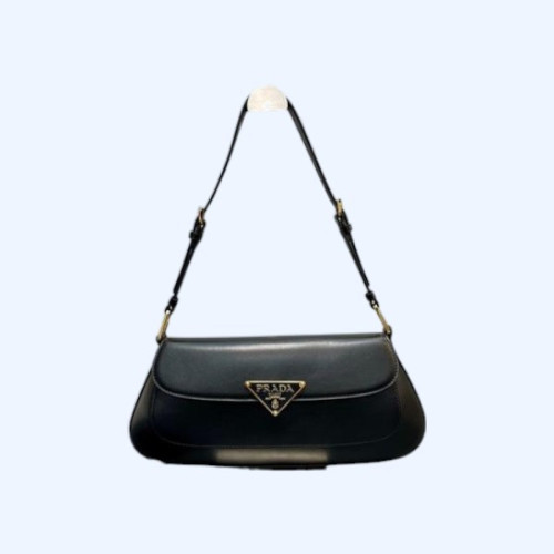 [ Prada ] 프라다 브러쉬드 레더 숄더백