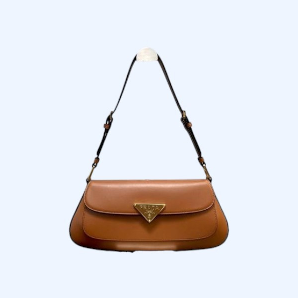 [ Prada ] 프라다 브러쉬드 레더 숄더백