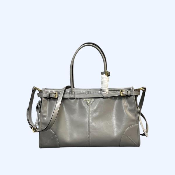 [ Prada ] 프라다 보니 라지 가죽 핸드백