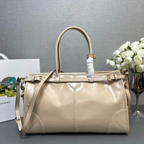 [ Prada ] 프라다 보니 라지 가죽 핸드백