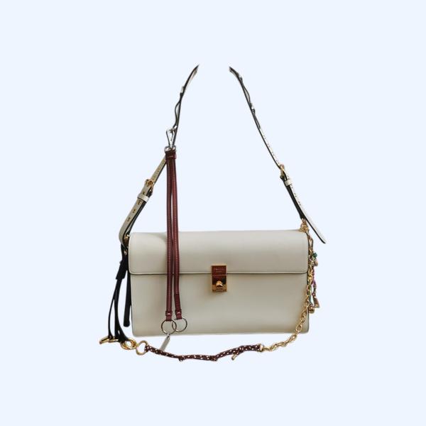 [ Prada ] 프라다 소프트 사운드 가죽 숄더백 라지