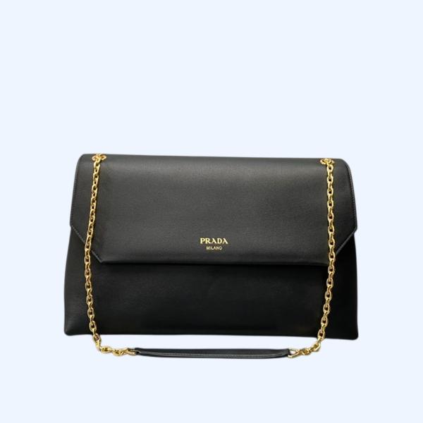 [ Prada ] 프라다 Doux 레더 숄더 백