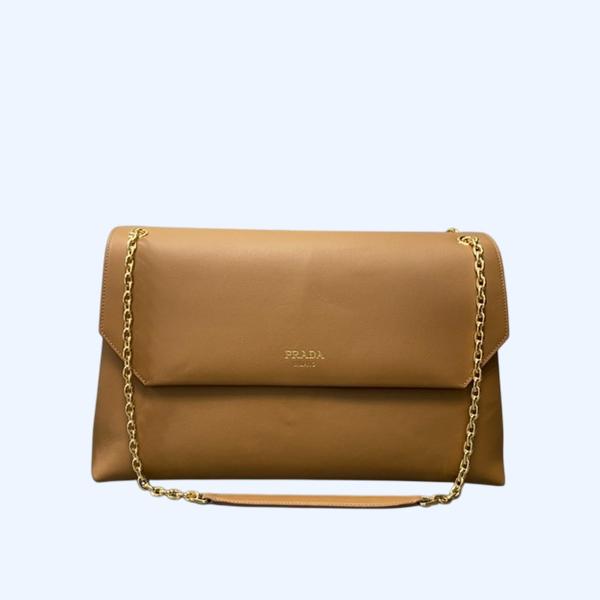 [ Prada ] 프라다 Doux 레더 숄더 백