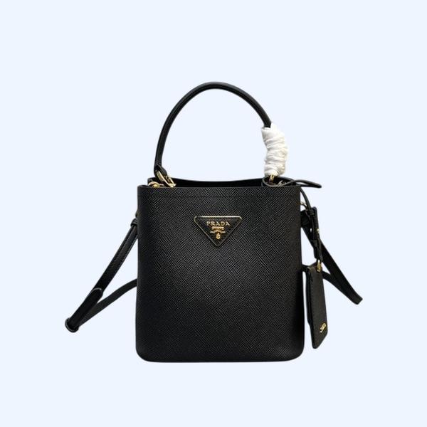 [ Prada ] 프라다 파니에 사피아노 가죽 미니백