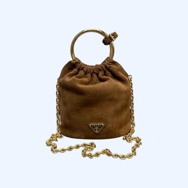 [ Prada ] 프라다 스웨이드 미니백