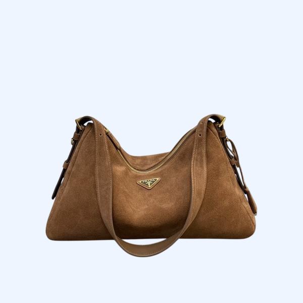 [ Prada ] 프라다 스웨이드 숄더백