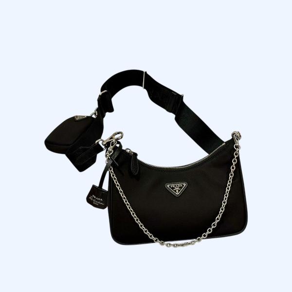 [ Prada ] 프라다 리에디션 리나일론 숄더백