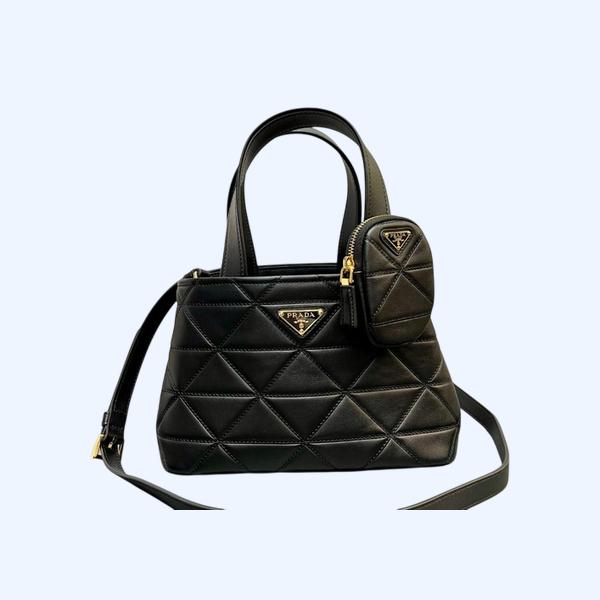[ Prada ] 프라다 퀼팅 가죽 토트 백 스몰