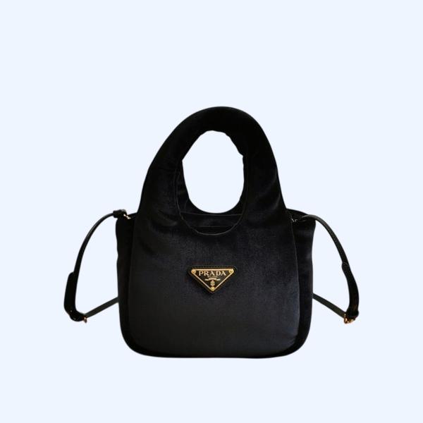 [ Prada ] 프라다 패딩 벨벳 미니 핸드백