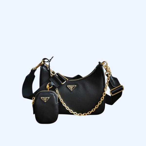 [ Prada ] 프라다 리에디션 가죽 숄더백