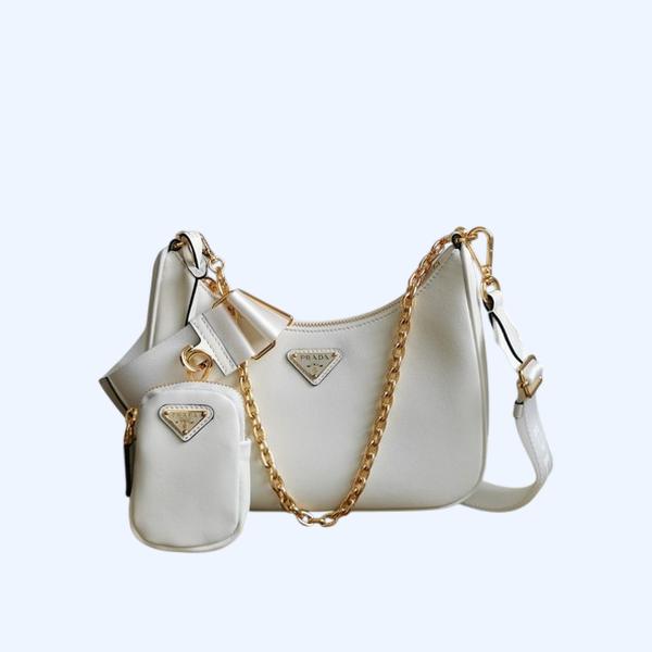 [ Prada ] 프라다 리에디션 가죽 숄더백