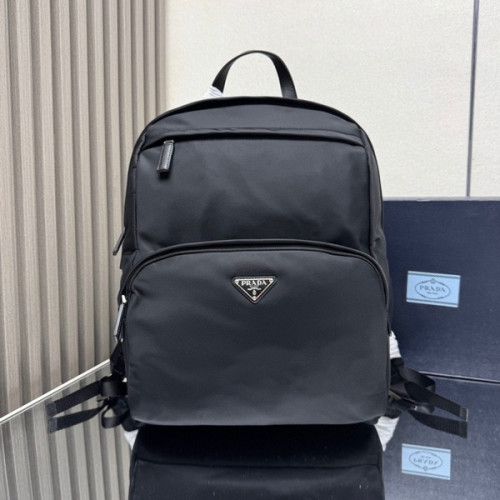 [ Prada ] 프라다 리나일론 및 사피아노 가죽 백팩