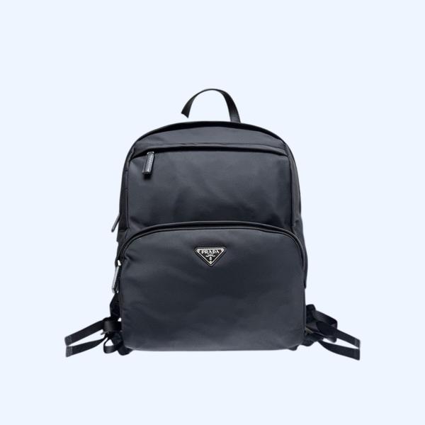 [ Prada ] 프라다 리나일론 및 사피아노 가죽 백팩