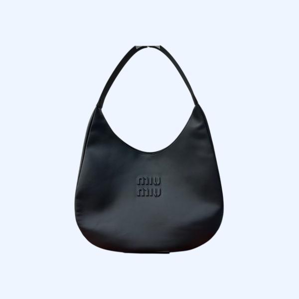 [ 미우미우 ] 가죽 호보 백