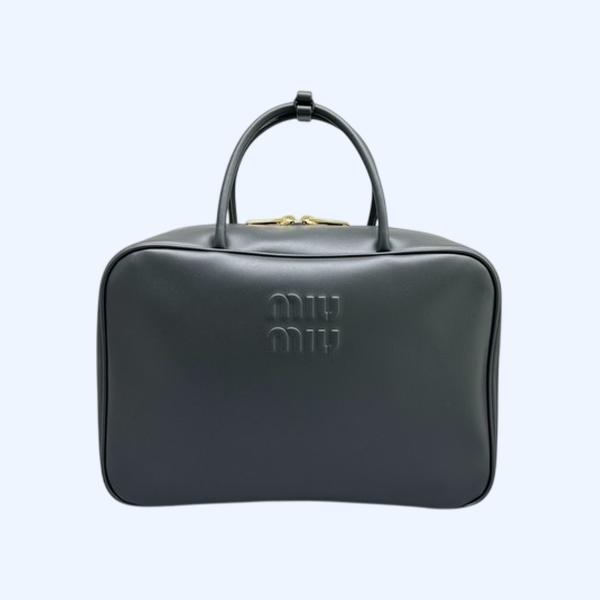 [ 미우미우 ] 가죽 탑 핸들백