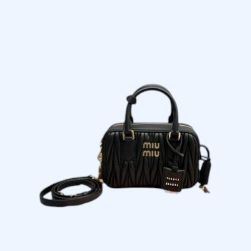 [ 미우미우 ] 마틀라세 레더 탑 핸들 백 스몰